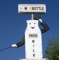 mr milk Bottle