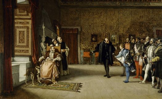 Juan de Austria's presentation to Emperor Carlos V in Yuste