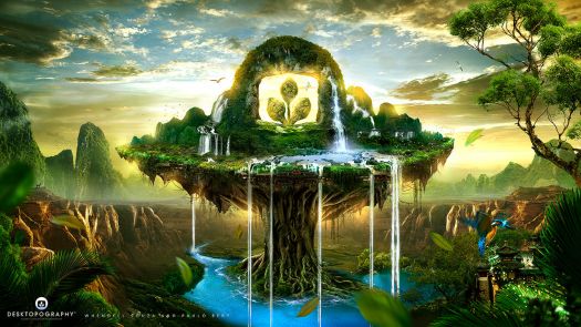 Solve The Source Of Life Desktopography 2014 Jigsaw Puzzle Online With 