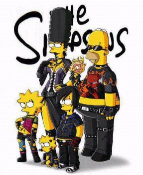 Goth Simpsons
