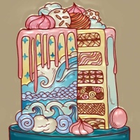 Seascape cake