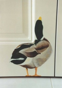 A Duck mural.