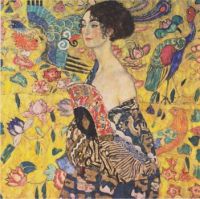 Gustav Klimt, Dame mit Fächer 1917/18