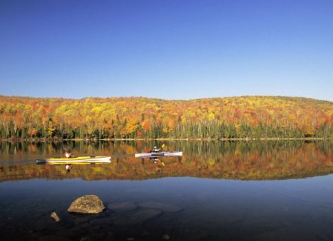 Lac Bouchard in La Mauricie National Park Quebec