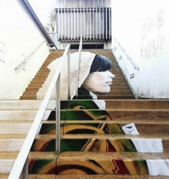 PAINTED STAIRS