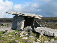 Dolmen in the Burren, County Clare, Ireland