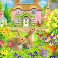 Bunnies in the Garden