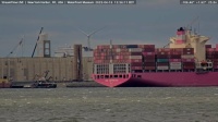 Container ship ONE Contribution, NYH, 2025-04-16