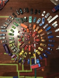 spiraling cars
