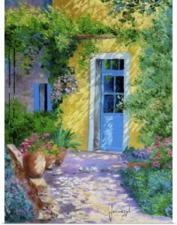 Blue Door by Jean-Marc Janiaczyk
