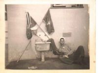 Me in sink. Boot camp 1968.
