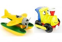 Theme Combo: Yellow Toy Train Plane