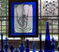 Blue glassBlue Bottles