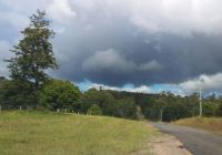 Storm clouds on Tallawudjah Creek Road
