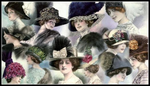 Vintage - women and hats