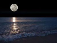 Full Moon over Newport Beach, CA