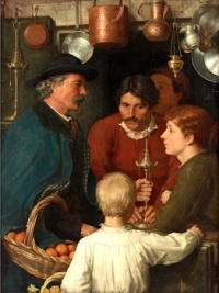 Henry Scott Tuke (British, 1858–1929), At the Metal Merchant (1888)