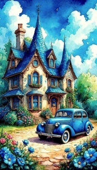 A Blue Theme Goes Nicely Together....