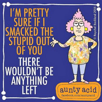 Solve Aunty Acid jigsaw puzzle online with 81 pieces