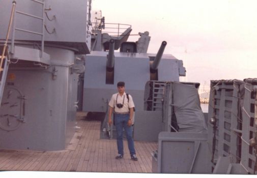 Battleship USS New Jersey BB-62 5" Gun