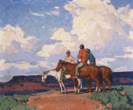 Edgar Alwin Payne (American, 1882–1947), Riders on Horseback