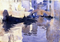 John Singer Sargent - Rio di San'Andrea, Venice