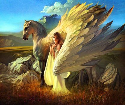 Fanthasie- Angel horse