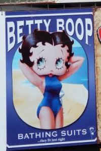 Betty Boop another tin poster
