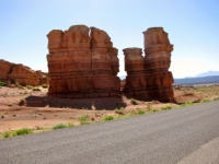 Roadside Formations At Eastern Edge Of Capitol Reef NP