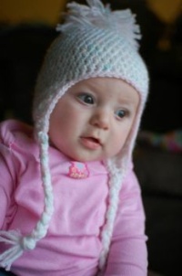 Great Grandbaby, Ella has a new hat!