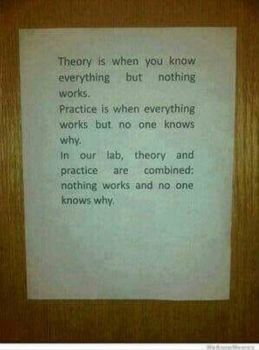 Theory and practice :-)