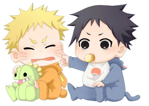 baby sasuke & baby naruto 3