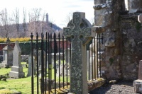 Graveyard at Logie Old Parish Church, Scotland