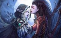 art-Sarah-Kerrigan-Sylvanas-Windrunner-песочница-498601
