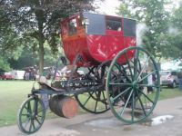 Trevithicks steam carriage replica.