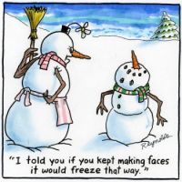 snowman-face