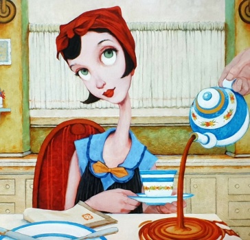 Solve "Olive Oyl's Sister and Her Blind Husband" jigsaw puzzle online