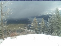 View from Apgar Lookout Glacier National Park, USA, Webcam March 3, 2024 (Small)