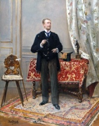 Jean Béraud (1849-1935) - Portrait of Edmond Taigny 1828-1906
