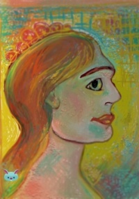 WOMAN  with a striking profile !