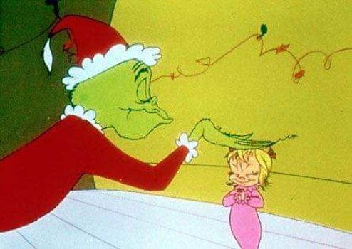 grinch with light up heart