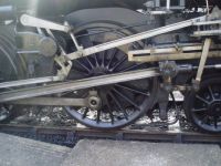 Steam engine traction wheel