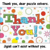 Thanks to all you lovely people who solve my puzzles and make such nice comments.  Happy "Thank The Solvers Day" from Sue.
