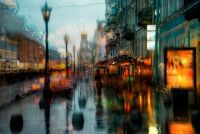 Rainy day in Saint Petersburg
