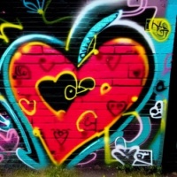 Graffiti heart