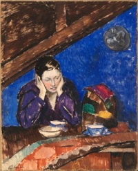 Alvar Cawén (Finnish, 1886–1935), Ragni at the Coffee Table (1925)
