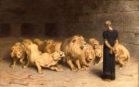 Daniel in the Lion’s Den Oil on canvas, 1872 by Riviere, Briton (1840-1920)