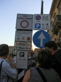 italiaanse verkeersborden