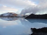 Geothermal plant at the Blue Lagoon Icland
