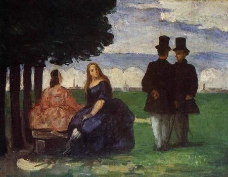 Paul Cézanne: Promenade (1866)